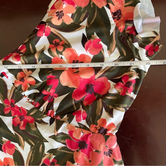 Anthropologie Floral One Piece Swimsuit - Pink and Green - Picture 11 of 12